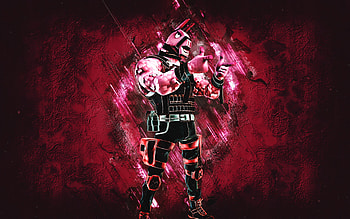 Fortnite Scarlet Blackout Lt John Llama Skin, Fortnite, main characters, purple stone background, Scarlet Blackout Lt John Llama, Fortnite skins, Scarlet Blackout Lt John Llama Skin, Scarlet Blackout Lt John Llama Fortnite, Fortnite characters HD wallpaper
