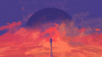 Planet Rise Scifi, planet, scifi, artist, artwork, digital-art, deviantart HD wallpaper