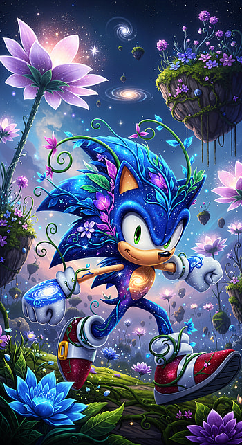 Sonic: Celestial Bloom , Sonic the Hedgehog HD phone wallpaper