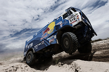 Russian Trucks Dakar Rally, Rally Raid HD wallpaper