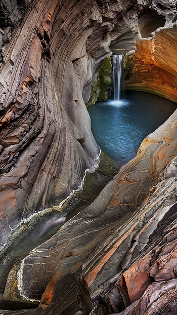 Hamersley Gorge, National Geographic HD phone wallpaper