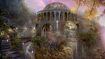 Gazebo of art, gazebo, work, beautiful, art HD wallpaper