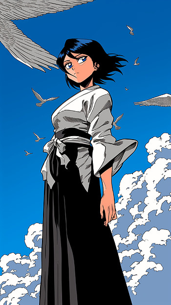 Rukia's Skyward Gaze - Bleach , Anime, Bleach, Rukia Kuchiki HD phone wallpaper
