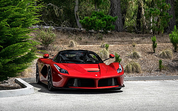 LaFerrari, Supercar, Red, Italian cars HD wallpaper