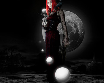 ~Gothicha~, gothic, black, 3d, dark HD wallpaper