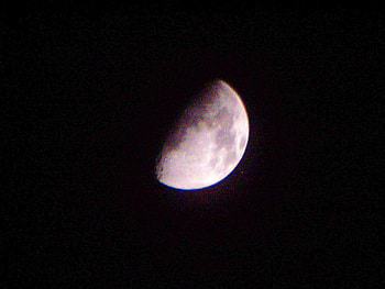 moon over iraq, moon, spsce, moons HD wallpaper
