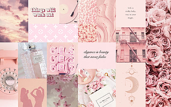 girly. Aesthetic , Cute laptop , Laptop, Light Pink HD wallpaper