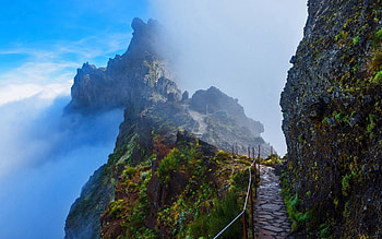 Madeira travels, Vivid , Breath-taking landscapes, Nature's beauty HD wallpaper