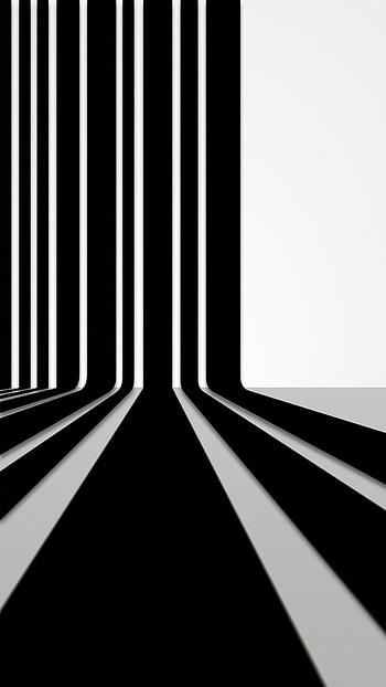 Black and white, Lines HD phone wallpaper