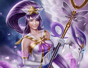 Star Guardian Janna, pink, fantasy, star guardian, girl, luminos, moonarc, janna HD wallpaper
