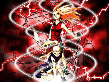 sakura and ino, cute, and girl power, pinkish, bright HD wallpaper
