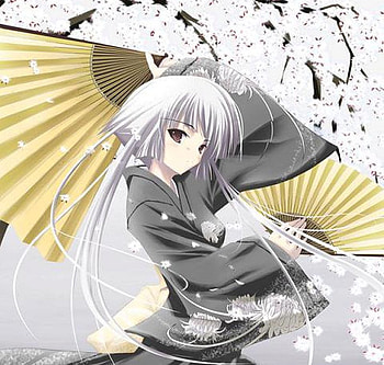 Warrior Girl, white, grey, anime, girl, warrior HD wallpaper