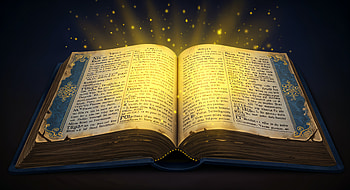 Illuminated Bible - Ultra, bible, book, magic, glow HD wallpaper