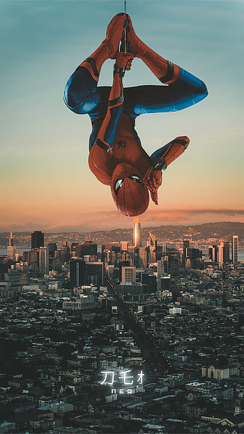 Spiderman Sunset, movie, Spider-Man: Homecoming HD phone wallpaper