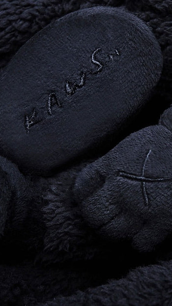 Kaws, Black, Plush Toy HD phone wallpaper