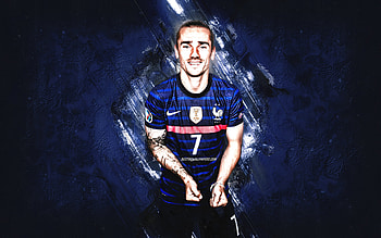 Antoine Griezmann, France national football team, French footballer, portrait, France, football, Antoine Griezmann art, grunge art HD wallpaper