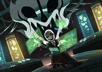 Gaster's Digital Domain – Undertale, Gaster (Undertale), video game, Undertale HD wallpaper