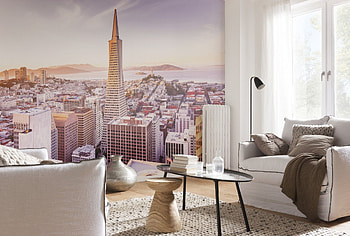 Skyline Mural, National Geographic murals, Wall mural HD wallpaper