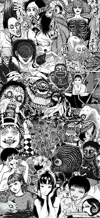 Junji ito, art, graph HD phone wallpaper
