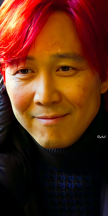 Squid Game, Netflix, eye, seong gi hun HD phone wallpaper