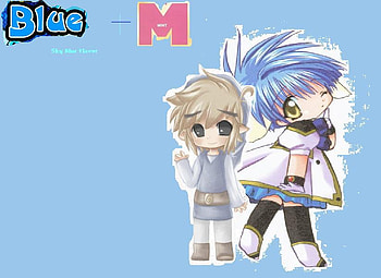 Blue Mint-Sky blue flavor, blue, sky blue flavor, anime, galaxy angel, video games, zelda, four swords HD wallpaper
