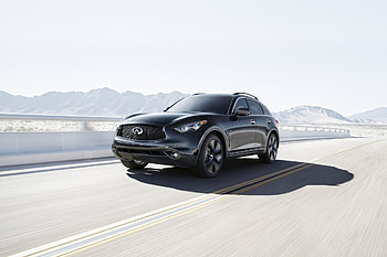 Black, SUV, INFINITI QX70, luxury crossover HD wallpaper