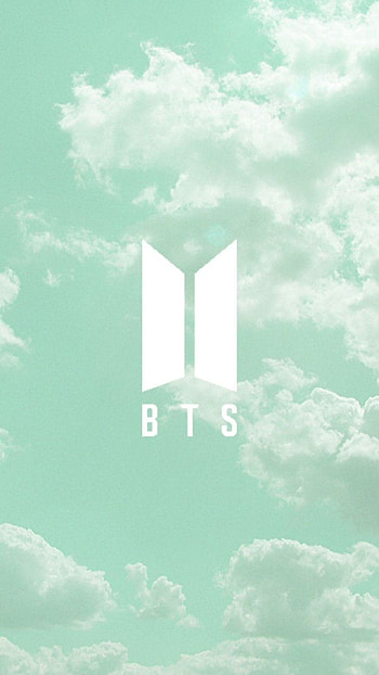 Bts Logo, Clouds Theme, bts, logo HD phone wallpaper