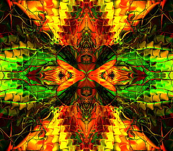Abstract, Bright, Multicolored, Motley, Pattern, Fractal HD wallpaper