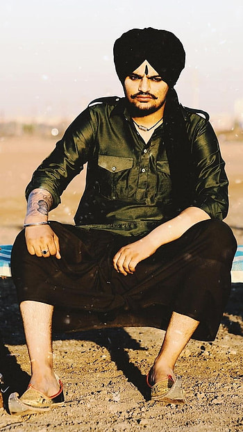 Sidhu Moose Wala Black, Traditional Look HD phone wallpaper
