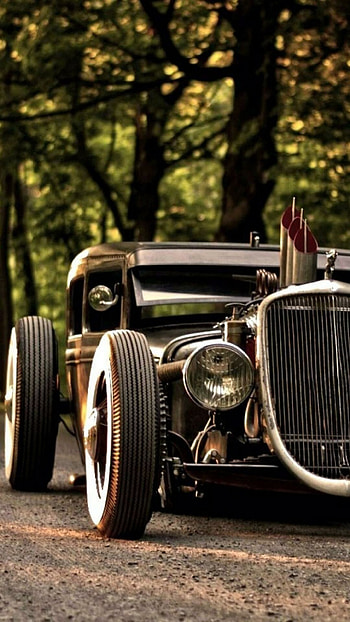 Rat rod cars HD phone wallpaper