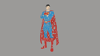Superman Typography , superman, typography, artwork, artist, digital-art, superheroes HD wallpaper