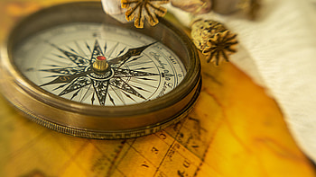 Vintage compass, Wind rose, Travel adventures, Navigational tool HD wallpaper