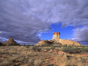 australia field mound, field HD wallpaper