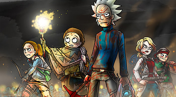 Rick And Morty Warpath , rick-and-morty, tv-shows, deviantart HD wallpaper