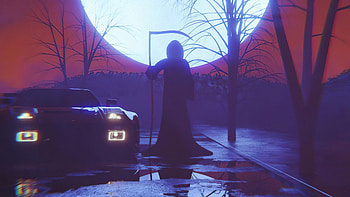 Grim Reaper New Ride, grim-reaper, artist, artwork, digital-art HD wallpaper