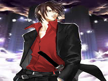 Anime guy with Katana BlackRed, katana, anime, guy, blackred HD wallpaper
