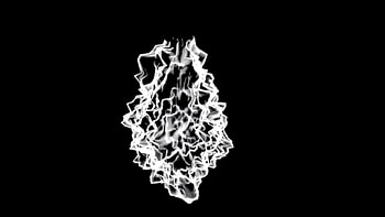 Subscription Library Abstract pulsing white energy mass on a black background HD wallpaper