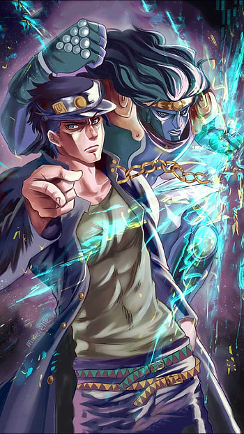 Jotaro Kujo, Anime , Stand power, Jojo's Bizarre Adventure HD phone wallpaper
