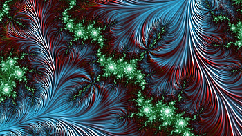 Trippy Psychedelic Fractal, trippy, psychedelic, aesthetic, Abstract, fractal HD wallpaper