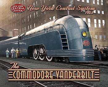 NYC Commodore Vanderbilt, New York Central, train, steam, vintage, engine HD wallpaper