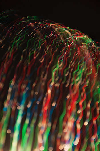 Abstract, Multicolored, Motley, Glow, Thread, Threads, Winding, Sinuous HD phone wallpaper