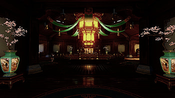 Genshin Impact : Mystical Lantern Room, video game, Genshin Impact HD wallpaper