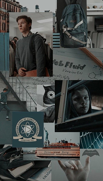 Peter Parker Collage, graph, Spiderman HD phone wallpaper