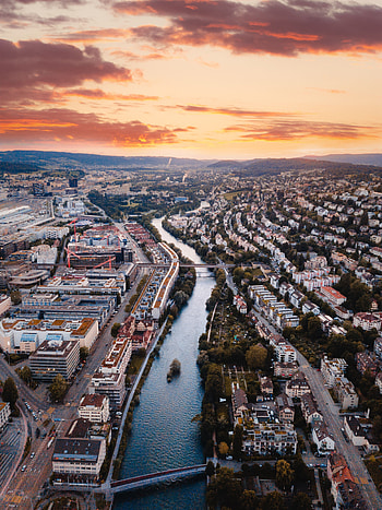 Cities, Rivers, Architecture, City, Building, View From Above, Overview, Review HD phone wallpaper