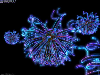 Blue Crystal Lights, blue, crystal, lights HD wallpaper