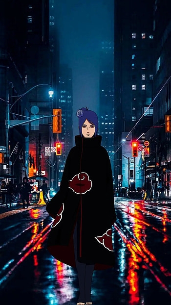 Konan (Naruto), Vibrant , Naruto universe, Konan's charm HD phone wallpaper