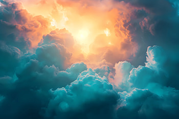 Clouds, AI Art HD wallpaper