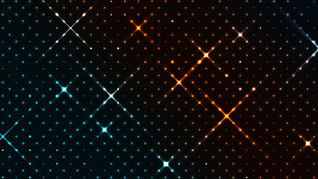Glowing colorful dots, Dark abstract pattern, Neon light effect, Abstract art HD wallpaper