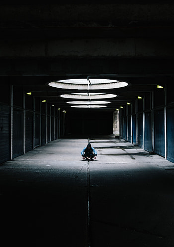 Miscellanea, Miscellaneous, Darkness, Human, Person, Loneliness, Underground HD phone wallpaper