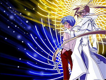 Satoshi and Krad, dna HD wallpaper